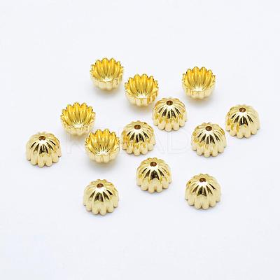 Brass Bead Caps KK-P112-35-NR-1
