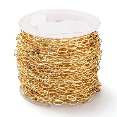 Brass Paperclip Chains CHC-I036-26G-1