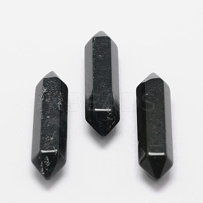 Faceted Bullet Synthetic Gemstone Point Beads for Wire Wrapped Pendants Making LS-G-K003-30mm-03-1