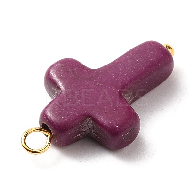 Synthetic Howlite Pendants PALLOY-JF00558-01-1