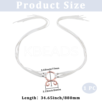 Polyester Chain Belts for Women Ladies Dress AJEW-WH20018-51B-1