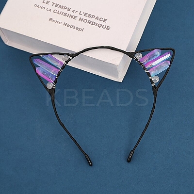 Natural Quartz Hair Bands PW-WG22359-10-1