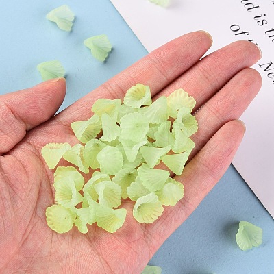 Frosted Acrylic Bead Caps MACR-S371-10A-728-1