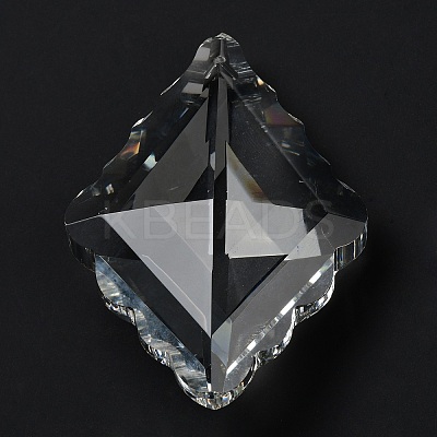 Transparent Glass Pendants GLAA-R223-05C-1