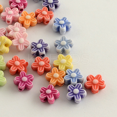 Craft Style Acrylic Beads MACR-Q157-M31-1