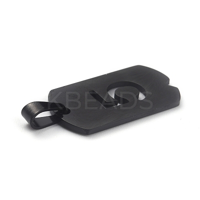Ion Plating(IP) 304 Stainless Steel Pendants STAS-O127-E05-1