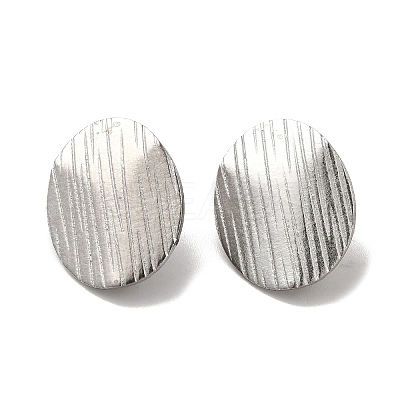 Non-Tarnish 304 Stainless Steel Stud Earrings Findings STAS-B041-07P-1