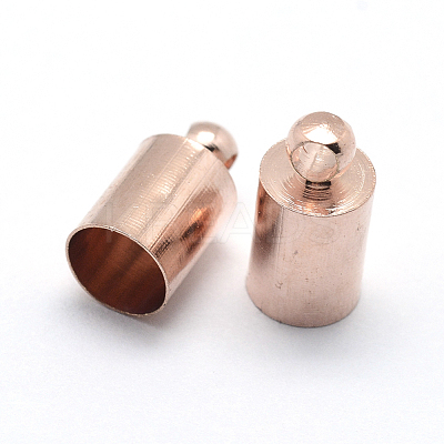 Brass Cord Ends X-KK-D219-11x7-M-1