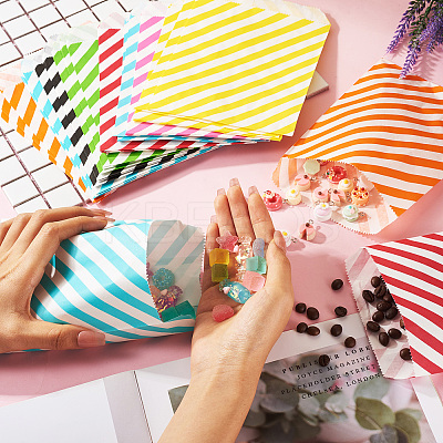 40Pcs 8 Colors Kraft Paper Bags CARB-TA0001-08-1