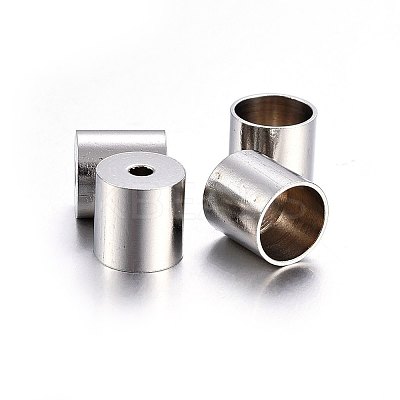 Tarnish Resistant 201 Stainless Steel Cord Ends STAS-O107-13P-01-1