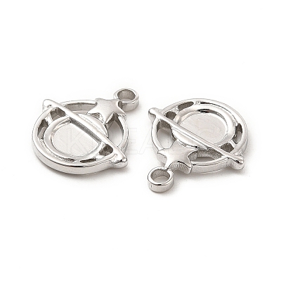 Non-Tarnish 304 Stainless Steel Pendants STAS-B032-31P-1