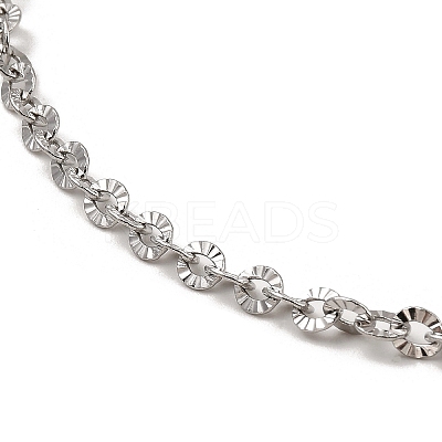 Non-Tarnish 304 Stainless Steel Boston Link Chain Necklace BJEW-B072-05P-1