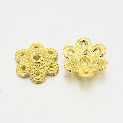 Tibetan Style Alloy Bead Caps K08YE011-1