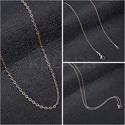 PVD Vacuum Plating 304 Stainless Steel Cable Chain & Snake Chain STAS-UN0018-09G-1