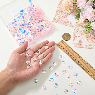 50G UV Plating Plastic Charms KY-CY0001-08A-1
