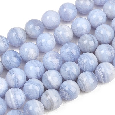 Natural Blue Lace Agate Beads Strands G-D106-A01-12mm-1