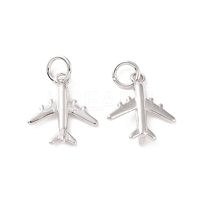 Rack Plating Brass Charms ZIRC-C042-09P-1