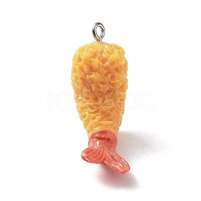 Opaque Resin Imitation Food Pendants RESI-K032-01-1