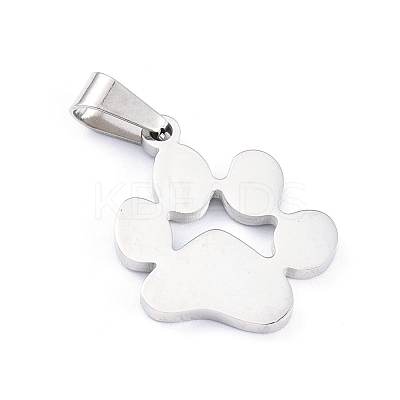 Tarnish Resistant 304 Stainless Steel Pendants STAS-E481-02P-1