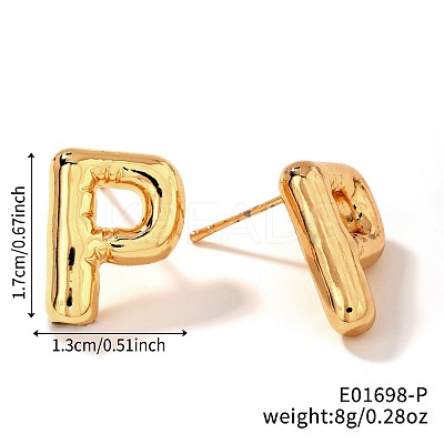 Brass Stud Earrings UV9543-16-1