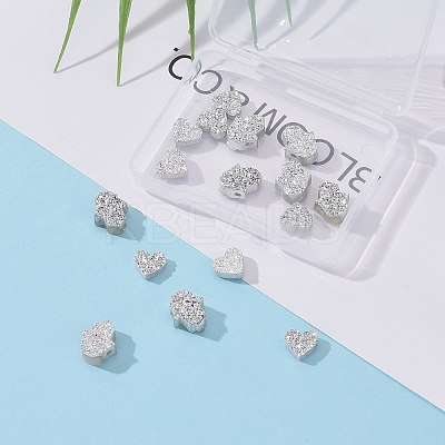 16Pcs 2 Style  Imitation Druzy Gemstone Resin Beads RESI-NB0001-54-1