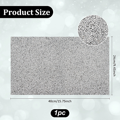 Rectangle Plastic Hotfix Rhinestone DIY-WH0349-339A-1