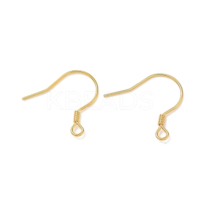 925 Sterling Silver French Hooks with Coil STER-T007-119G-1