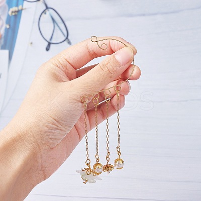16Pcs 4 Style 316 Stainless Steel Ear Cuff Findings STAS-SZ0002-55-1