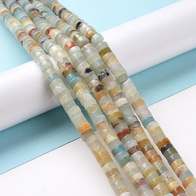 Natural Flower Amazonite Beads Strands X-G-D481-06-1
