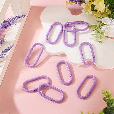 10Pcs Alloy Spring Gate Rings FIND-TA0009-25E-1