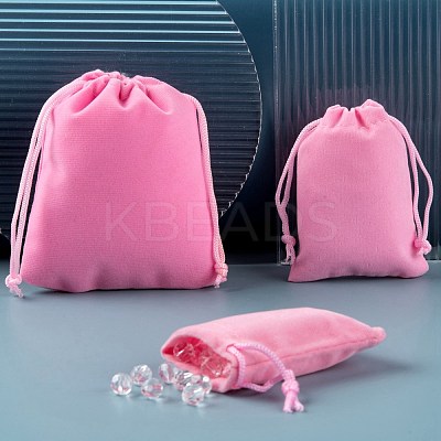 5 Style Rectangle Velvet Pouches TP-LS0001-01A-1