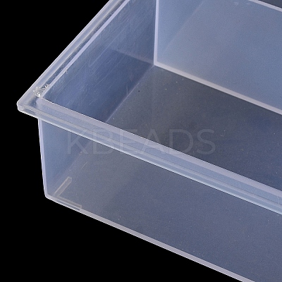 8 Grids Transparent Plastic Jewelry Trays CON-K002-02D-1