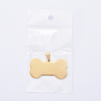 Ion Plating(IP) 304 Stainless Steel Pendants STAS-I140-07B-G-1