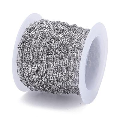 Tarnish Resistant 304 Stainless Steel Cable Chains CHS-K001-87-1