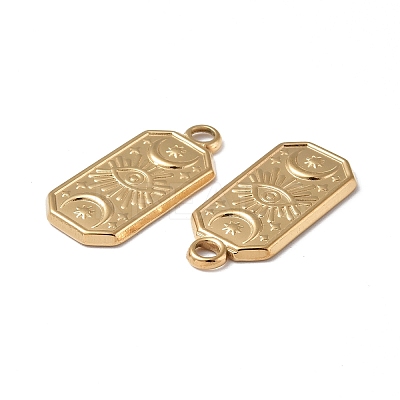 Ion Plating(IP) 304 Stainless Steel Pendants STAS-C066-23G-1
