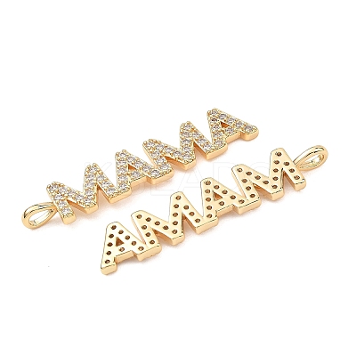 SHEGRACE Mother's Day Brass Micro Pave Clear Cubic Zirconia Pendants XGRQ1U783-382G-1