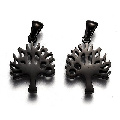 304 Stainless Steel Pendants STAS-Z006-01EB-1