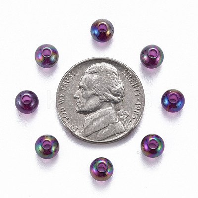 Transparent Acrylic Beads MACR-S370-B6mm-743-1
