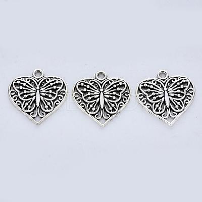 Tibetan Style Alloy Pendants TIBE-R316-108AS-RS-1