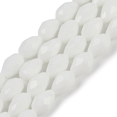 Opaque Solid Color Beads Strands EGLA-N013-P8mm-D02-1