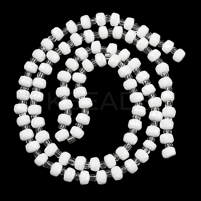 Opaque Glass Beads Strands GLAA-P076-01C-09-1