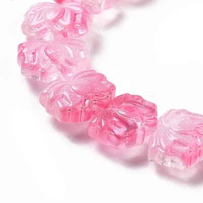 Transparent Glass Beads Strands GLAA-F114-01E-1
