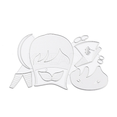 Girl Carbon Steel Cutting Dies Stencils DIY-P076-42-1