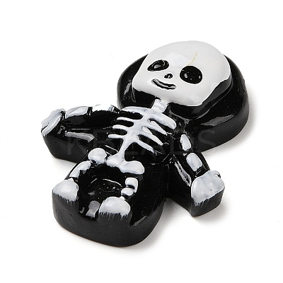 Skeleton Halloween Opaque Resin Decoden Cabochons LS-RESI-R446-01E-1