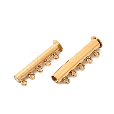 304 Stainless Steel Slide Lock Clasps STAS-F350-05D-G-1