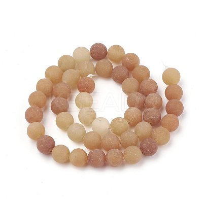 Natural Red Aventurine Beads Strands G-T106-265-1