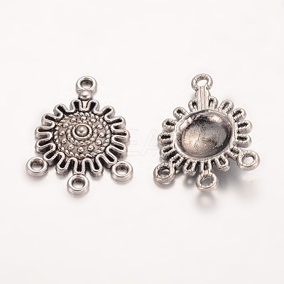 Tibetan Style Alloy Chandelier Components Links X-LF0145Y-NF-1