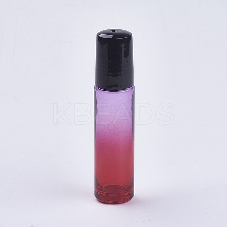 10ml Glass Gradient Color Essential Oil Empty Roller Ball Bottles LS-MRMJ-WH0011-B04-10ml-1