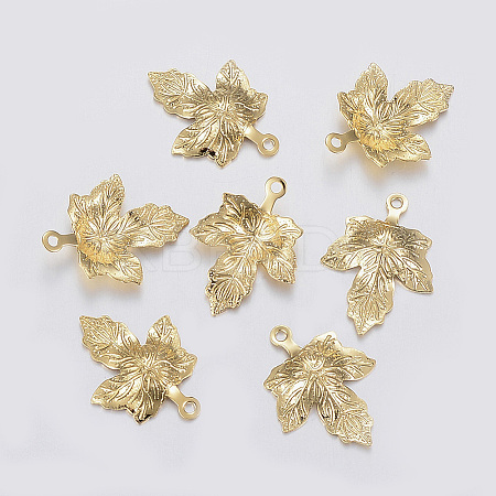 Autumn Theme 304 Stainless Steel Charms LS-X-STAS-F160-39G-1