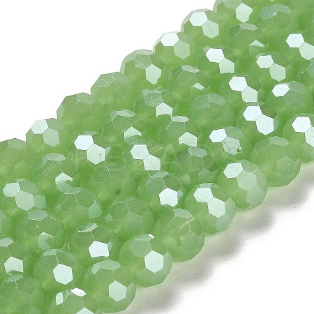 Electroplate Glass Beads Strands EGLA-A035-J10mm-A01-1